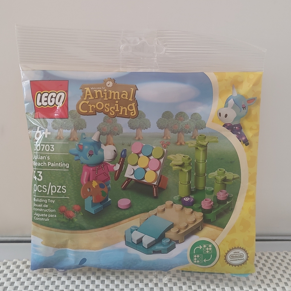 Lego 30703 Julian's Beach Painting Animal Crossing NWT Building Toy Set Unicorn